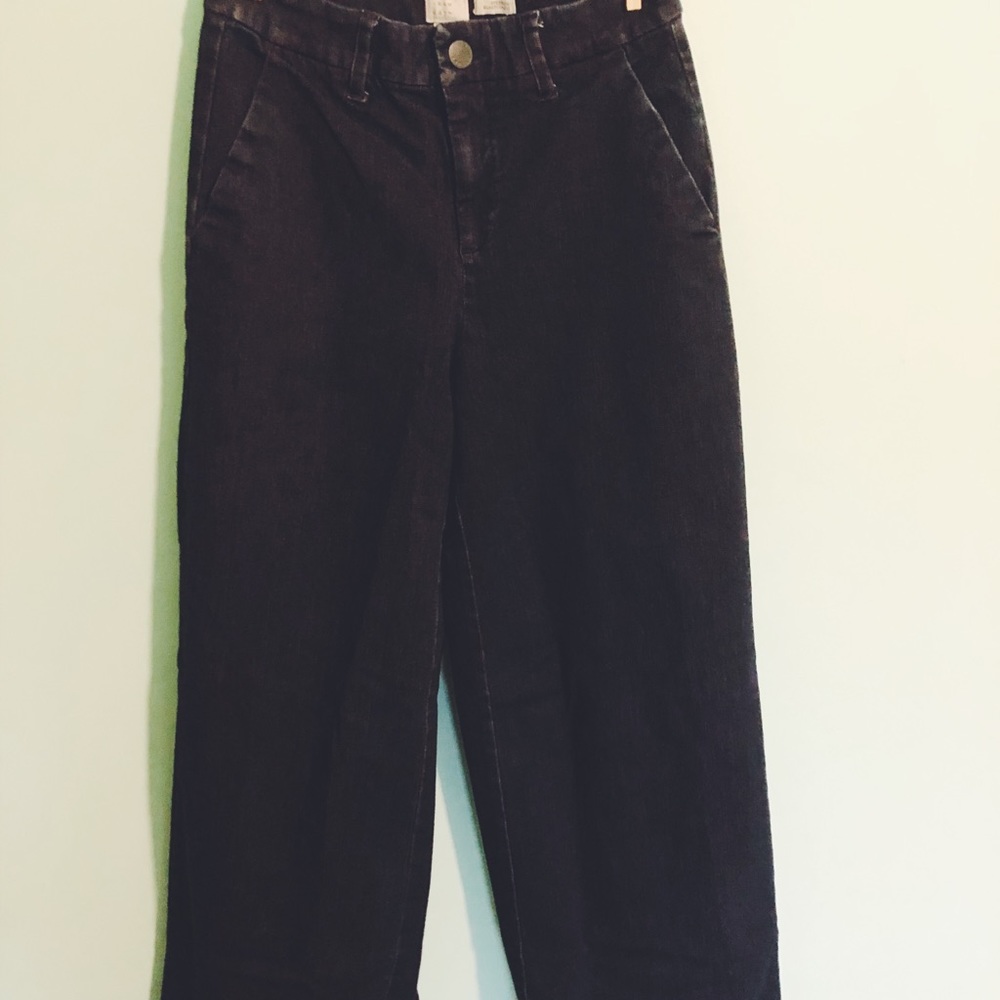 super flare dark jeans